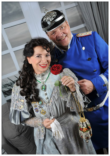 Der Alt-Berliner Schutzmann und die Baronin.